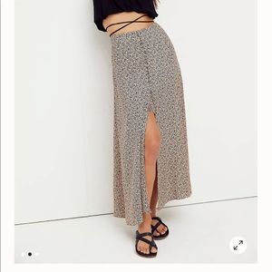 FREE PEOPLE Button Down Sammy Maxi Skirt